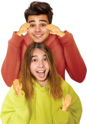 wunderlin Original Tiny Hands - Create Big Laughs, TikTok Famous, Fun for Friends & Family! 6.25 Inch Long (Two Pair)