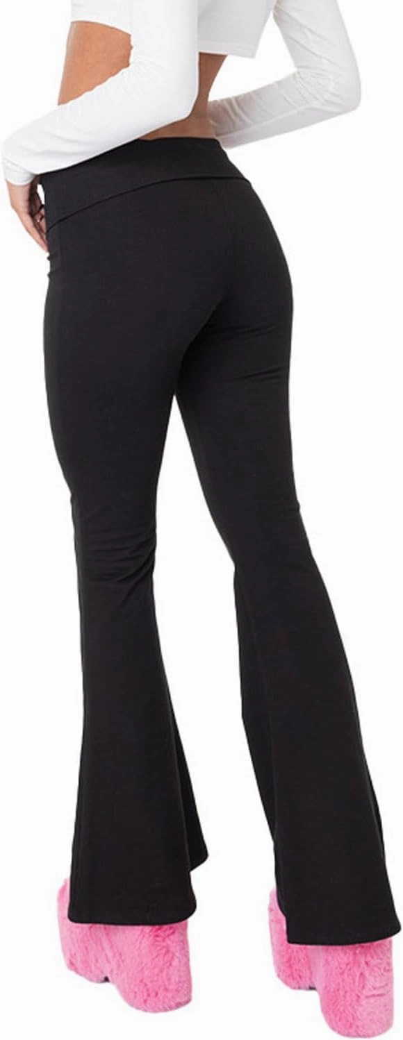 Xixiuly Women Casual Skinny Leggings Flare Bell Bottom Bootcut Low Waist Yoga Pants Palazzo Long Trousers Jogger Sweatpants