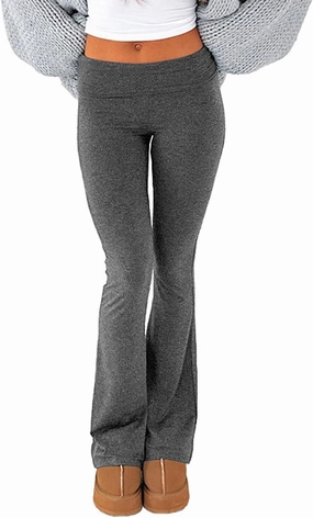 Xixiuly Women Casual Skinny Leggings Flare Bell Bottom Bootcut Low Waist Yoga Pants Palazzo Long Trousers Jogger Sweatpants