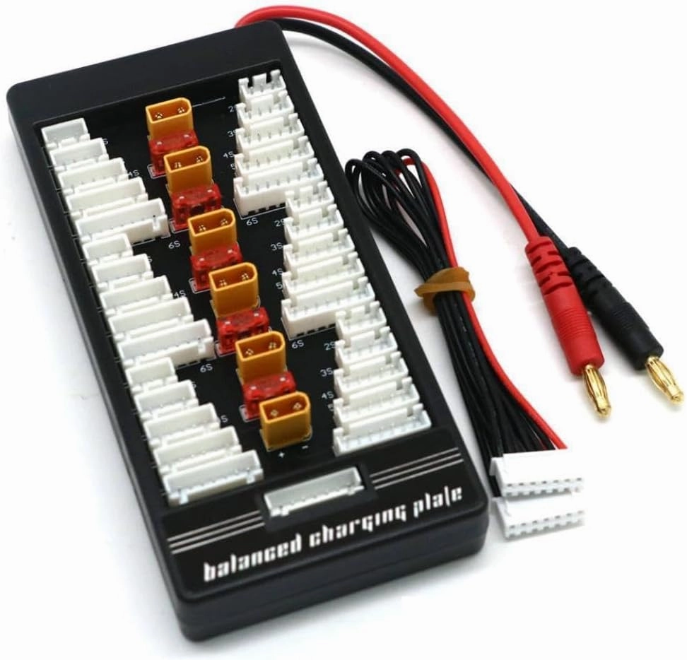 XT60 XT30 XT90 T-Plug EC3 EC5 2-6S Parallel Lipo Board Compatible with ISDT Q6 PL6 PL8 IMAX B6 B6AC B8 Chargers(XT30 Plug)