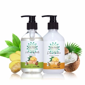 YA'AX Garden Hair Care Set: Thickening Hair Growth Shampoo & Conditioner Set For Women, Sulfate Free, Restorative Hair Repair, Routine Shampoo And Conditioner For Women Hair Loss, Dandruff Shampoo