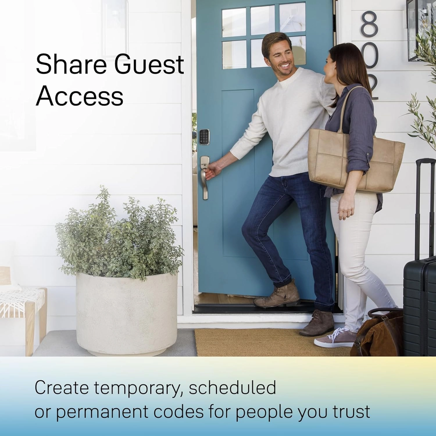 Yale Assure Lock 2 Plus Apple Home Keys, Black Keyless Entry Door Lock with Keypad for Code Entry Lock and Auto-Unlock (No Wi-Fi) Remote Access Requires Apple Home Hub via HomeKit, ‎YRD450-N-BLE-BSP