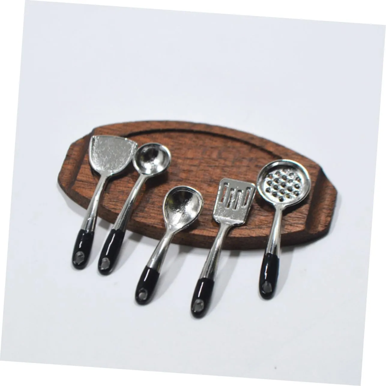 Yardwe 1 Set Scale Realistic Utensils Props for Kitchen Decor Dollhouse Enthusiasts