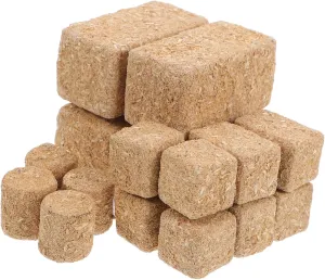 Yardwe 4 Sets Miniature Faux Hay Bales Mini Hay Bales for Dollhouse Farm Decoration for Crafting for Creative Displays Layouts