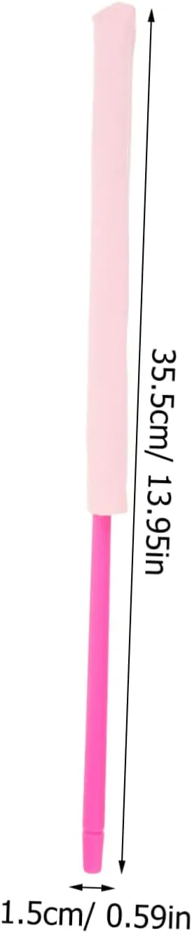 Yardwe Flute Cleaning Stick Durable Flute Clean Rod Clarinet Cleaning Accessory Compact Design Removable Cloth for Easy Care Safe Non Damaging to Instruments for Musicians