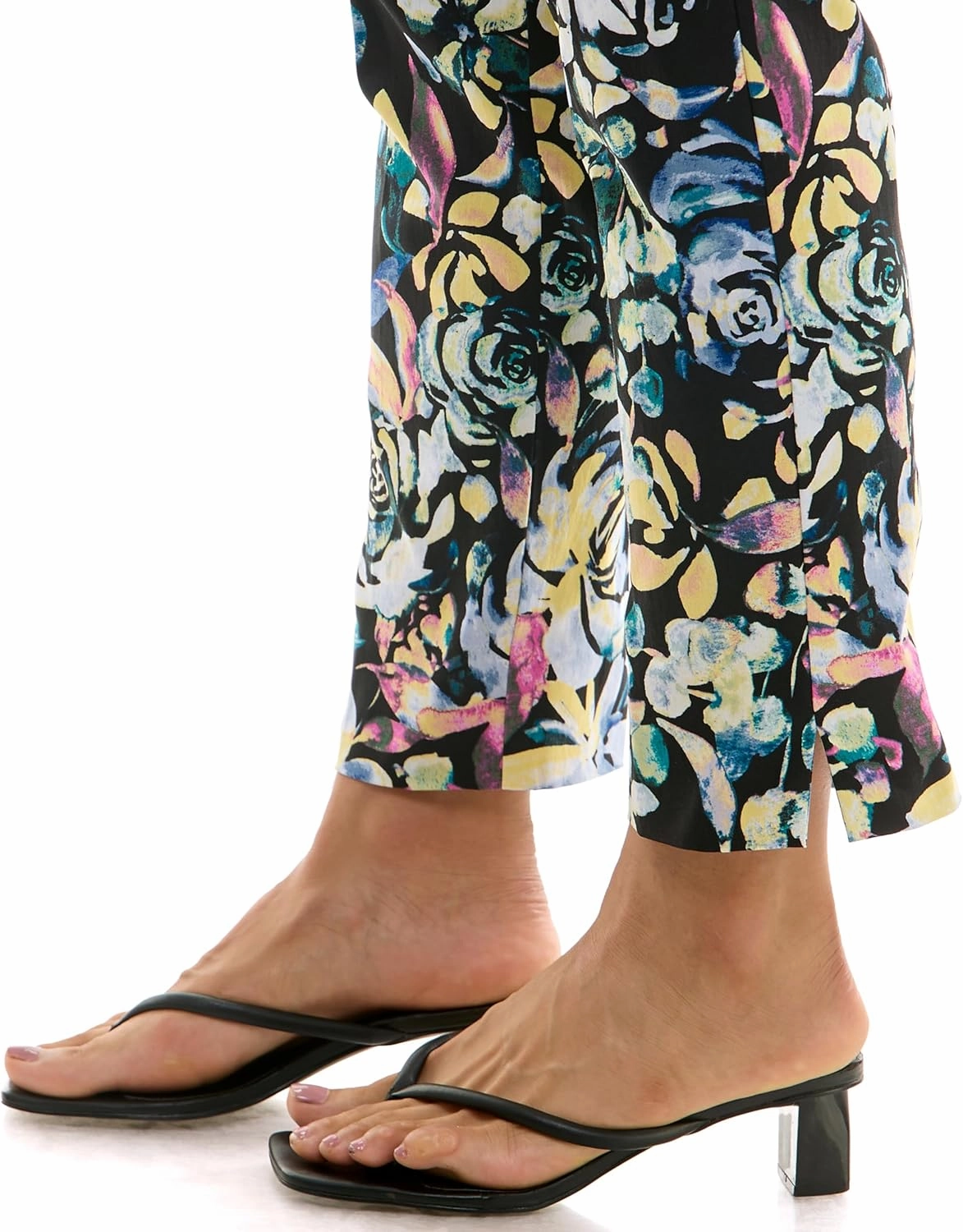 Zac & Rachel Women's Pull-On Ankle Length Pant with Tummy Control Waist Band